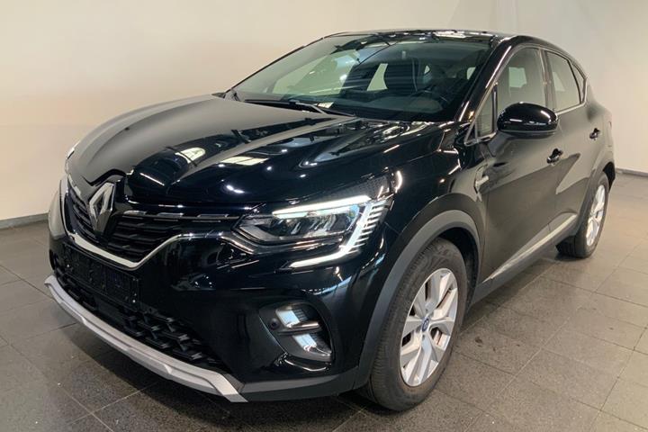 Sort Renault Captur fra 2020 set udefra