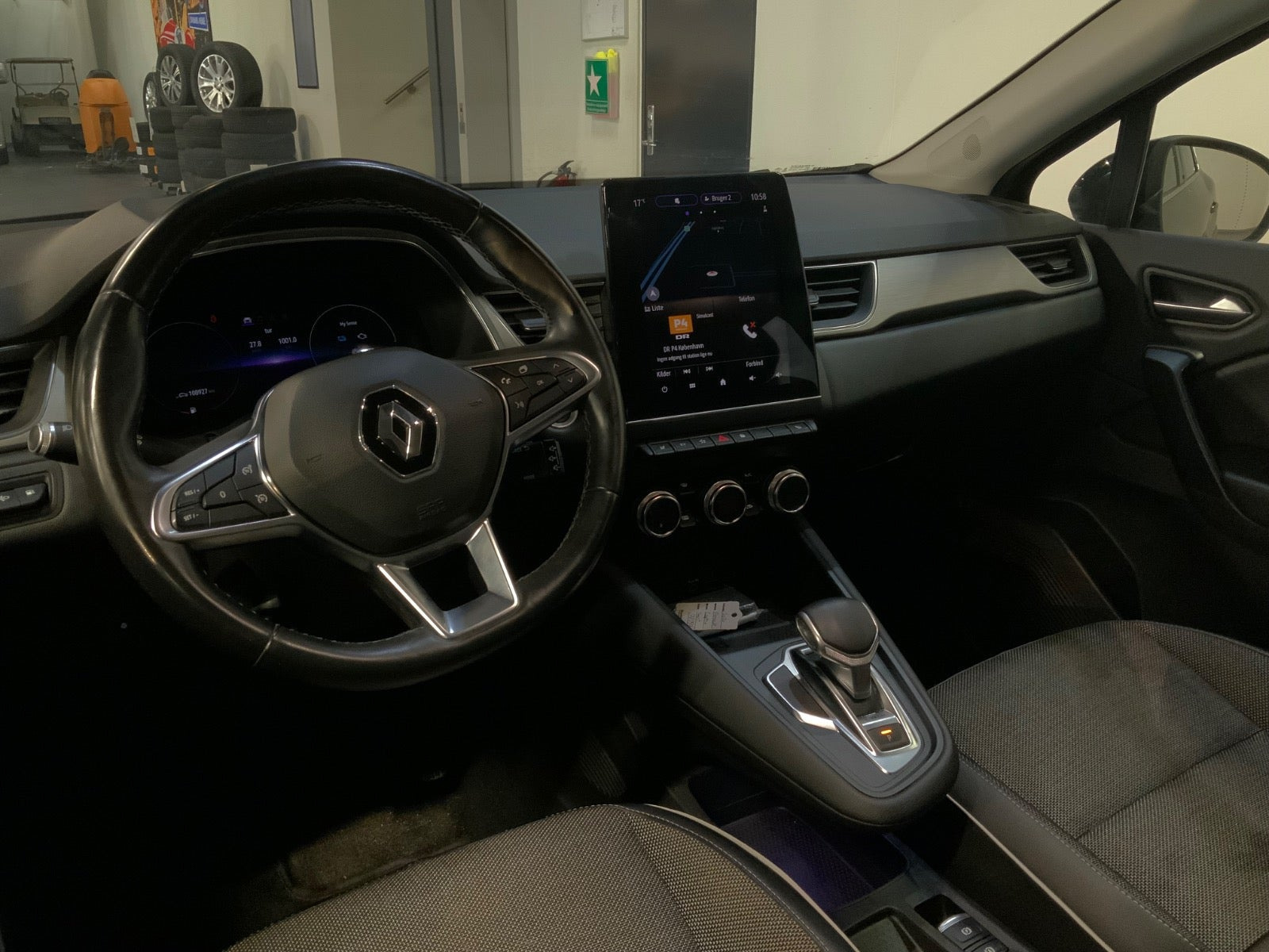 Sort Renault Captur fra 2020