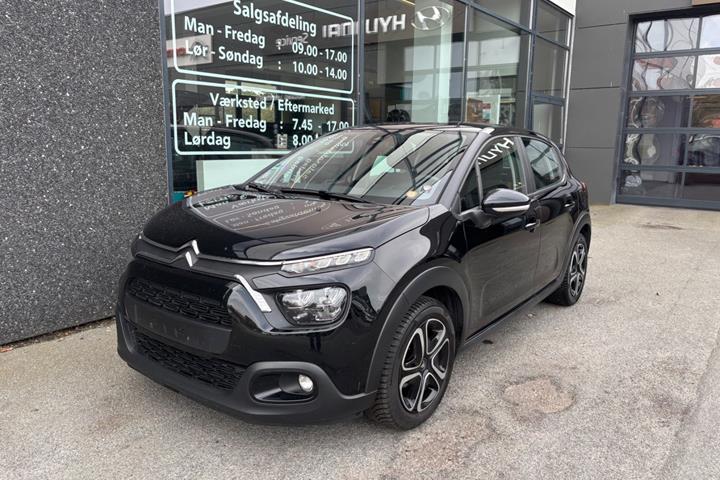 Sort Citroën C3 fra 2022 set udefra