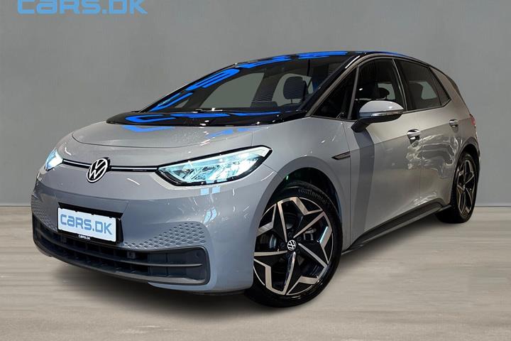 Grå VW ID.3 fra 2023 set udefra