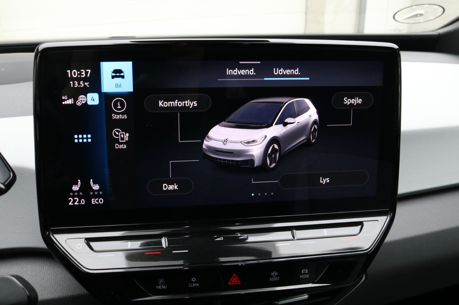 Hvid VW ID.3 fra 2023