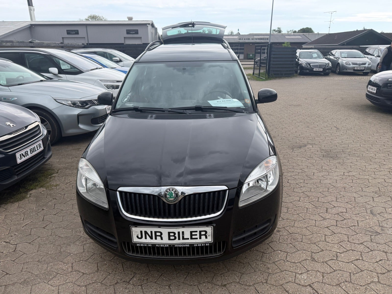 Sort Skoda Roomster fra 2009