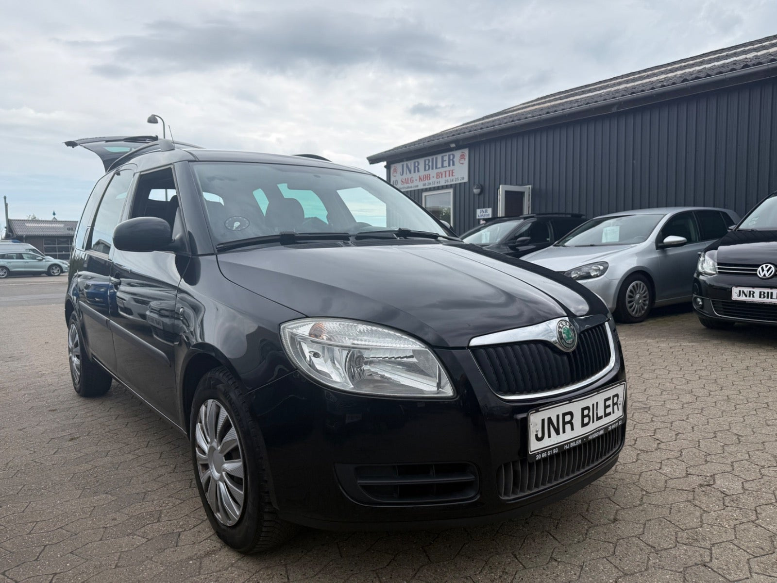 Sort Skoda Roomster fra 2009