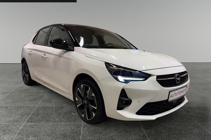 Hvid Opel Corsa-e fra 2021