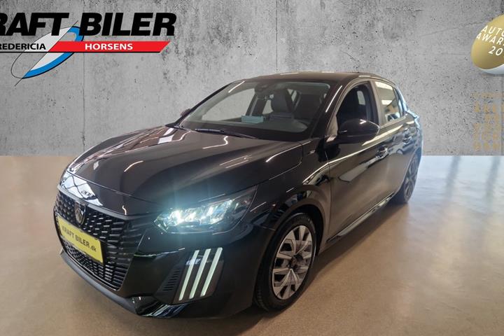 Sort Peugeot 208 fra 2024
