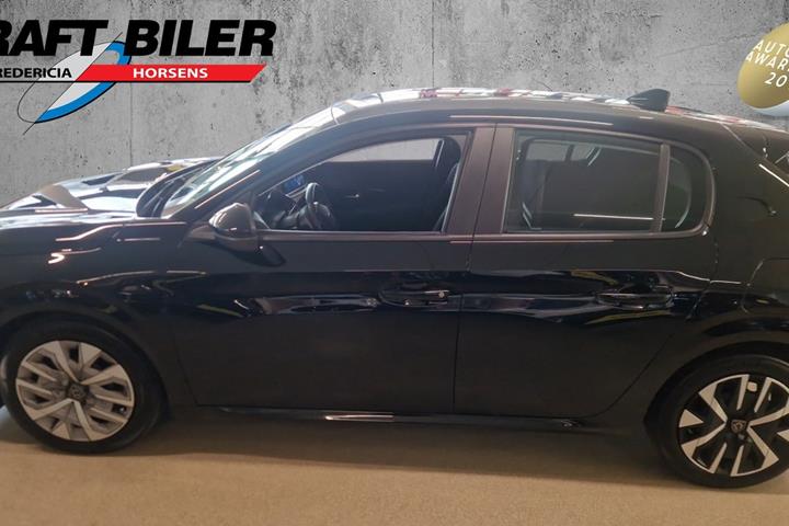 Sort Peugeot 208 fra 2024