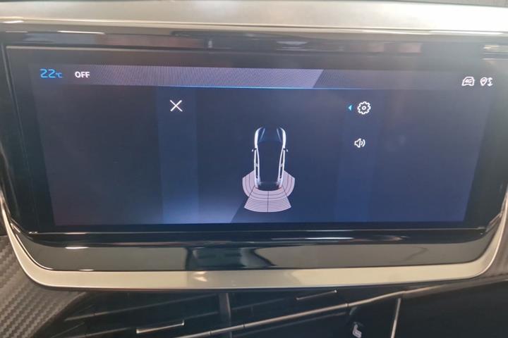 Sort Peugeot 208 fra 2024