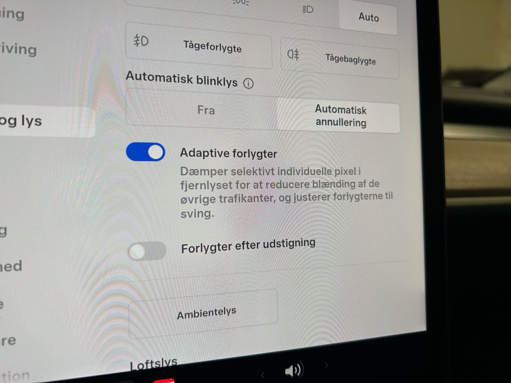 Sølv Tesla Model Y fra 2023