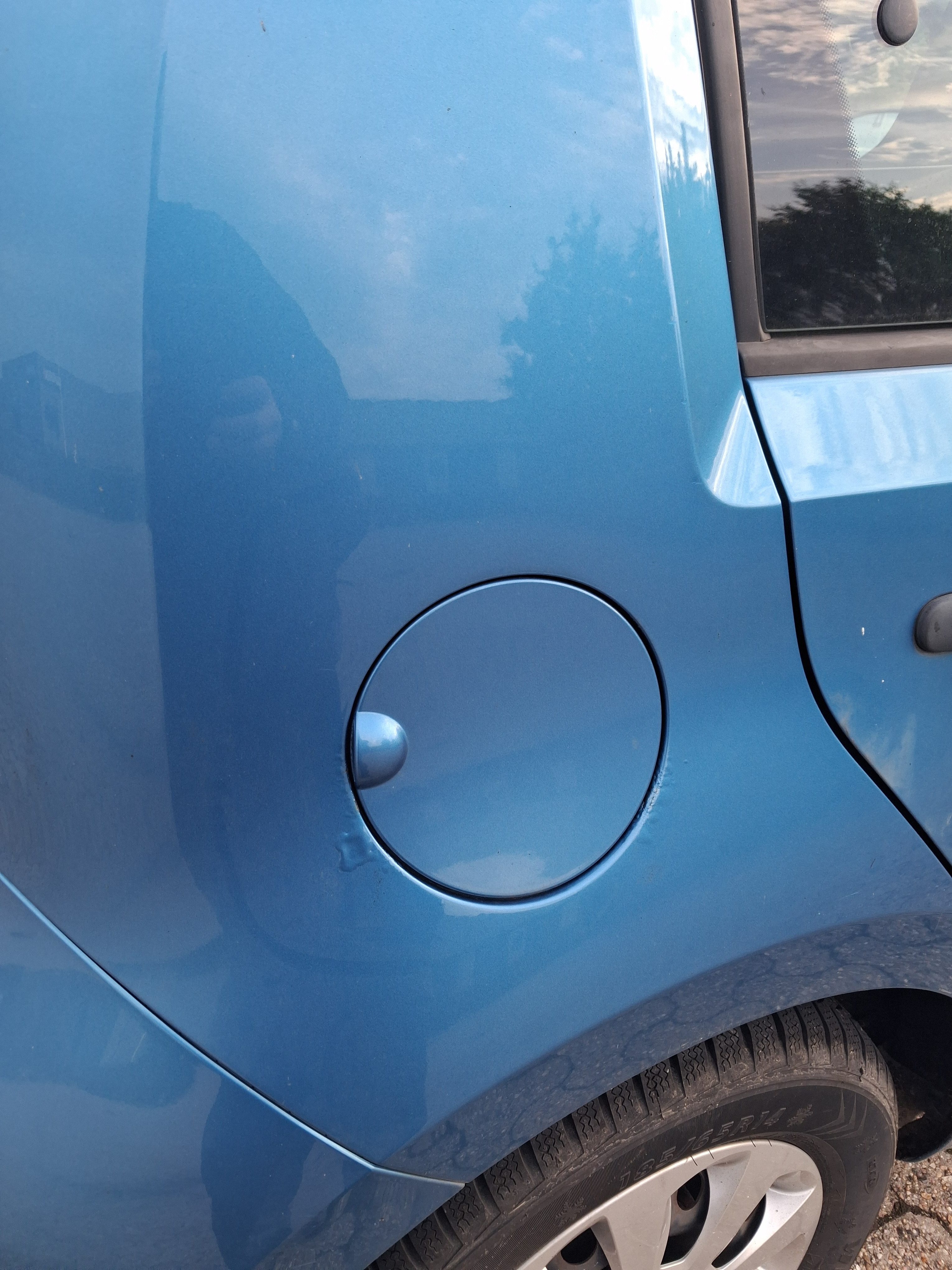 Blå Skoda Citigo fra 2016