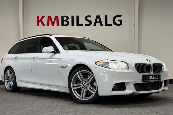 Hvid BMW 535i fra 2013
