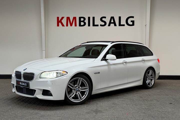 Hvid BMW 535i fra 2013