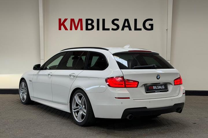 Hvid BMW 535i fra 2013