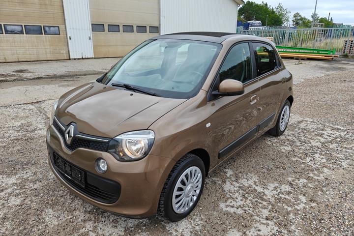 Gul Renault Twingo fra 2016