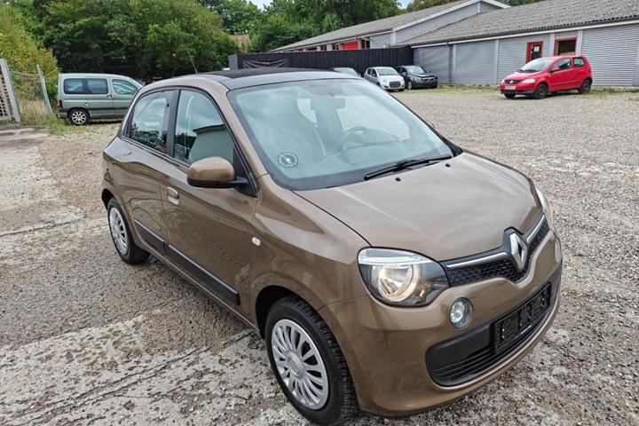 Gul Renault Twingo fra 2016