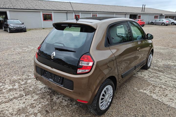 Gul Renault Twingo fra 2016
