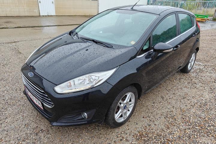 Gul Ford Fiesta fra 2014