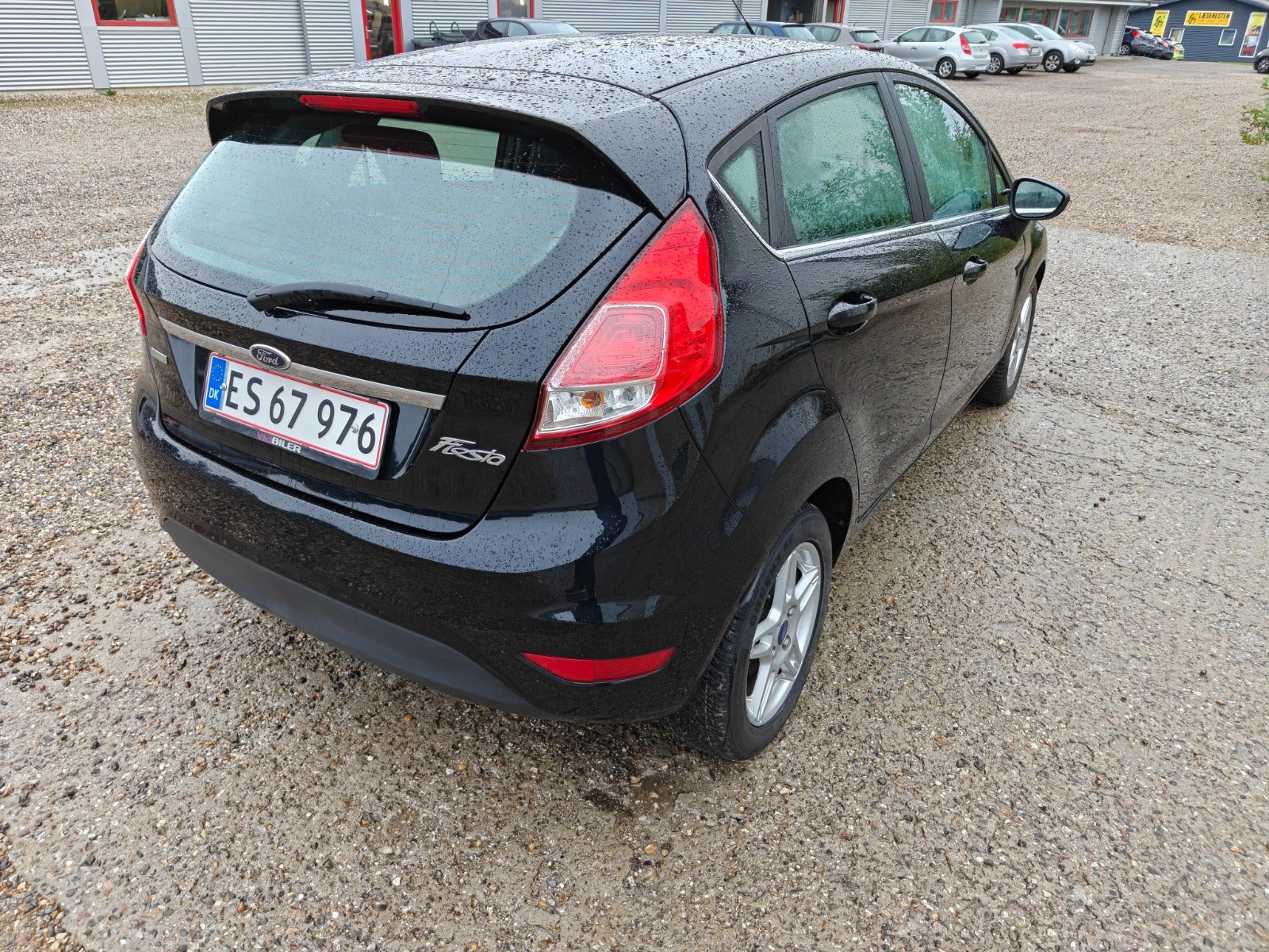 Gul Ford Fiesta fra 2014