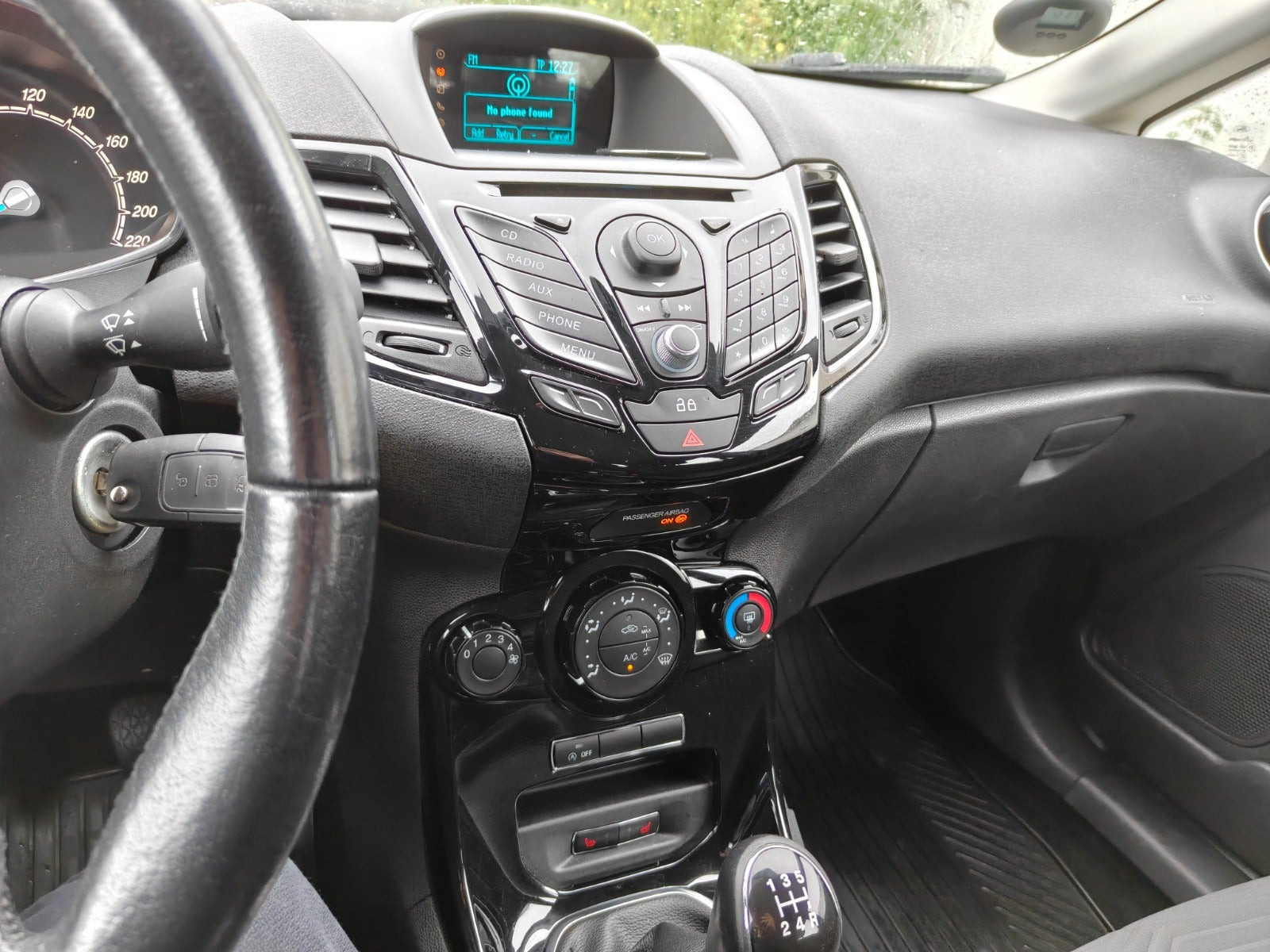 Gul Ford Fiesta fra 2014