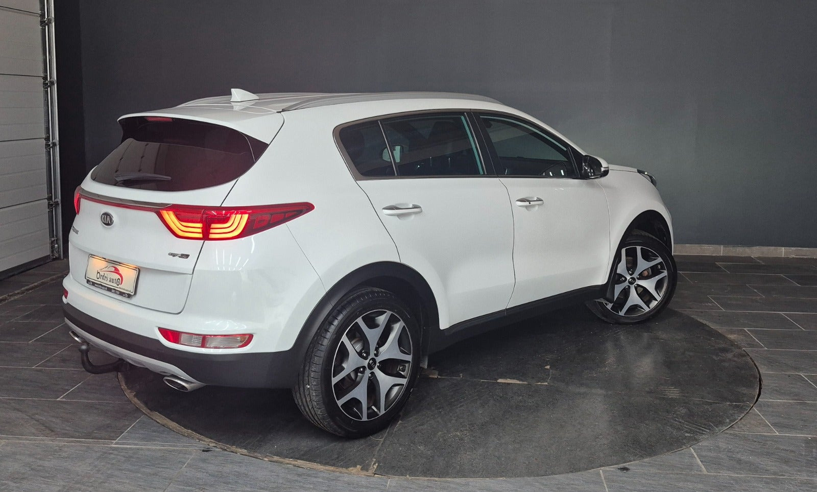 Hvid Kia Sportage fra 2016