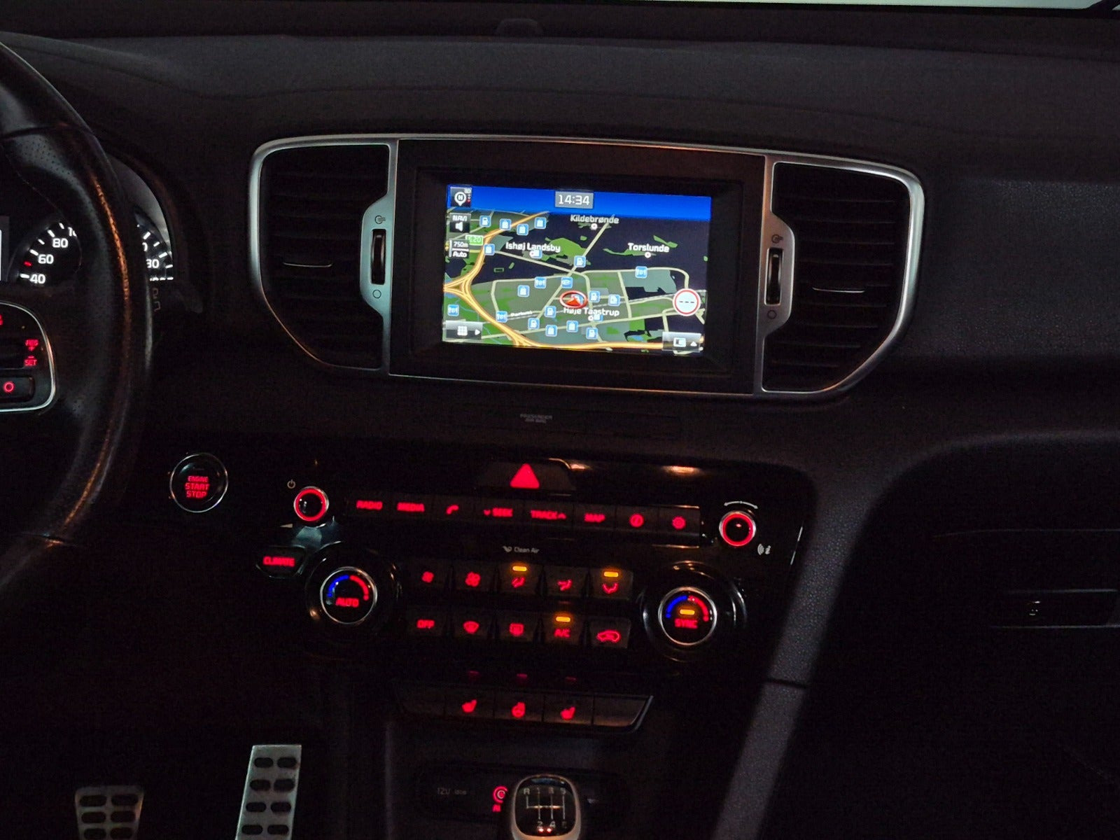 Hvid Kia Sportage fra 2016