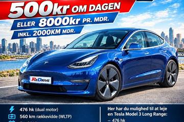 Tesla Model 3 EL Long Range AWD 476HK Aut.