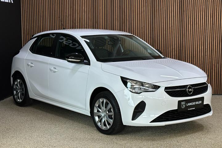 Hvid Opel Corsa-e fra 2023