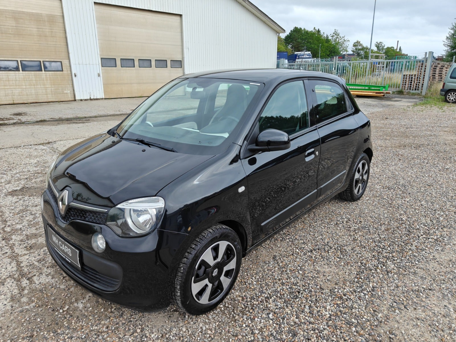 Gul Renault Twingo fra 2014