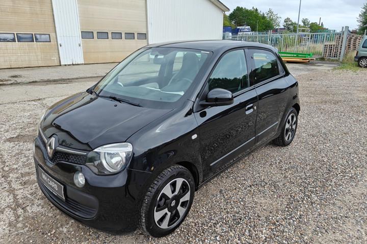 Gul Renault Twingo fra 2014