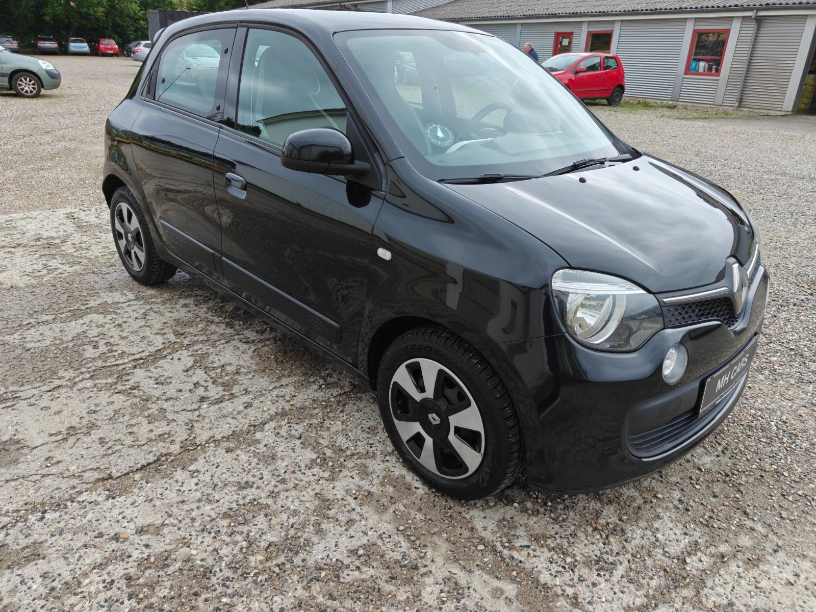 Gul Renault Twingo fra 2014