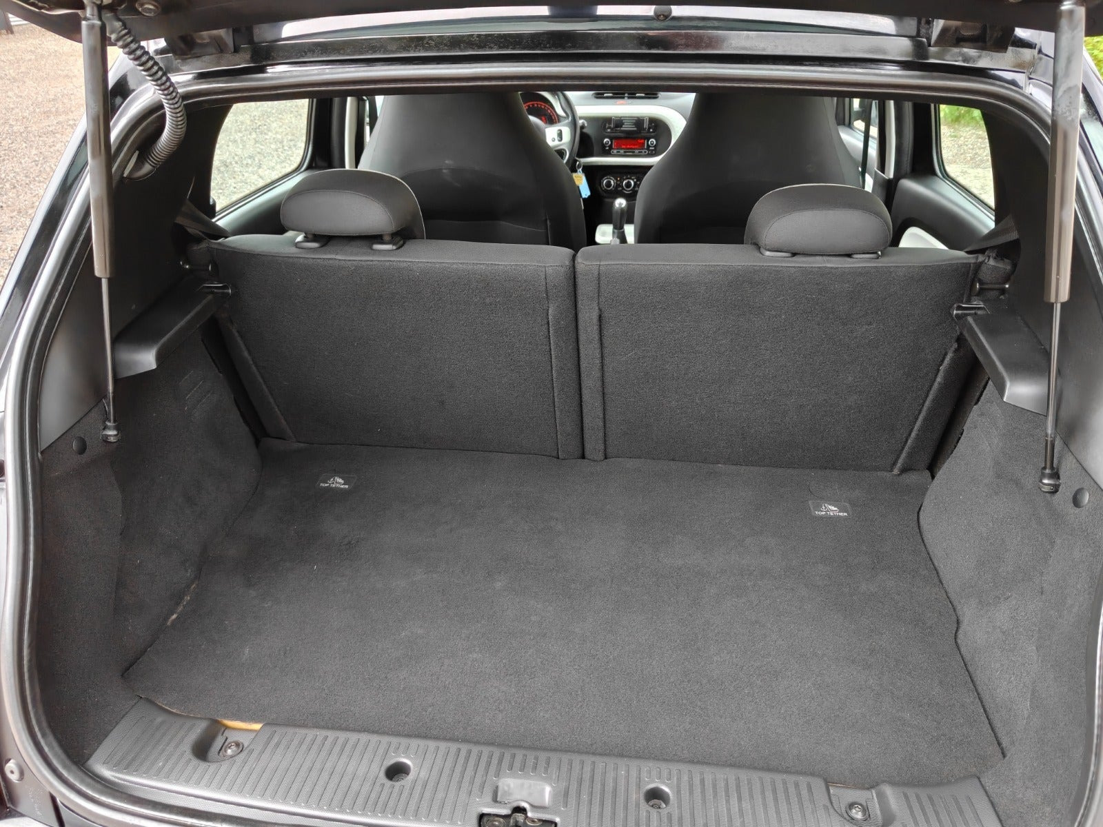 Gul Renault Twingo fra 2014