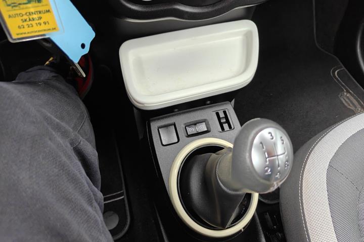 Gul Renault Twingo fra 2014