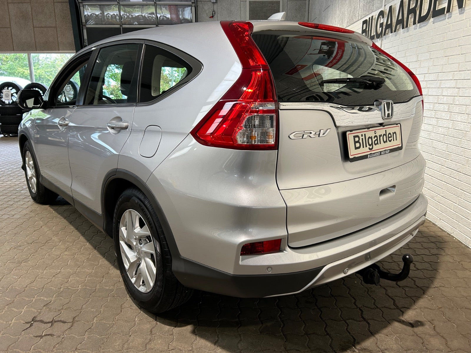Sølv Honda CR-V fra 2015