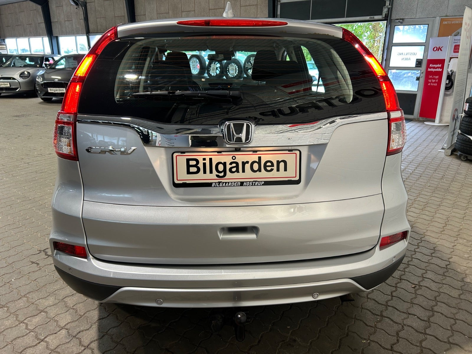 Sølv Honda CR-V fra 2015