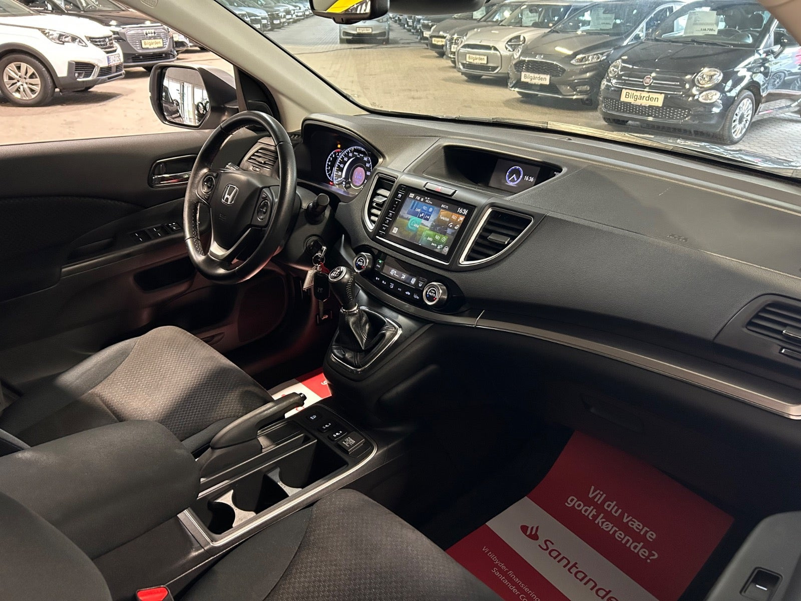 Sølv Honda CR-V fra 2015