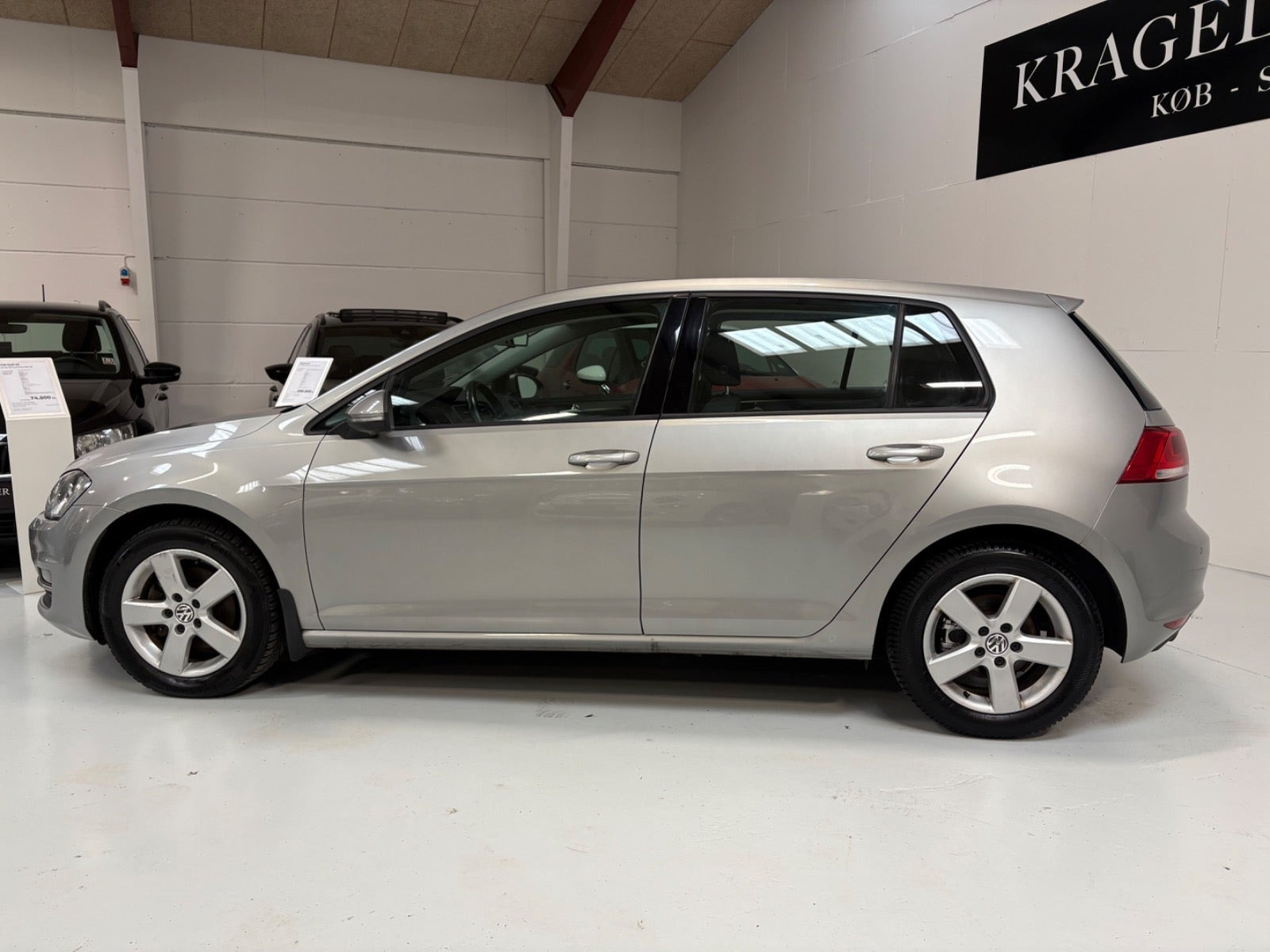 Grøn VW Golf VII fra 2013