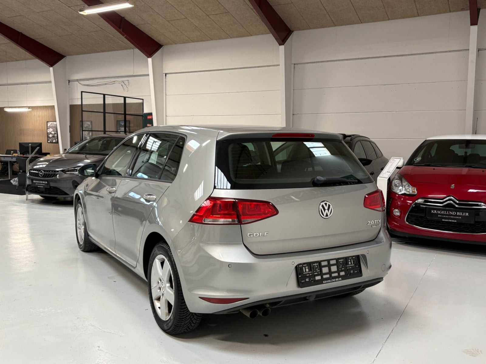 Grøn VW Golf VII fra 2013