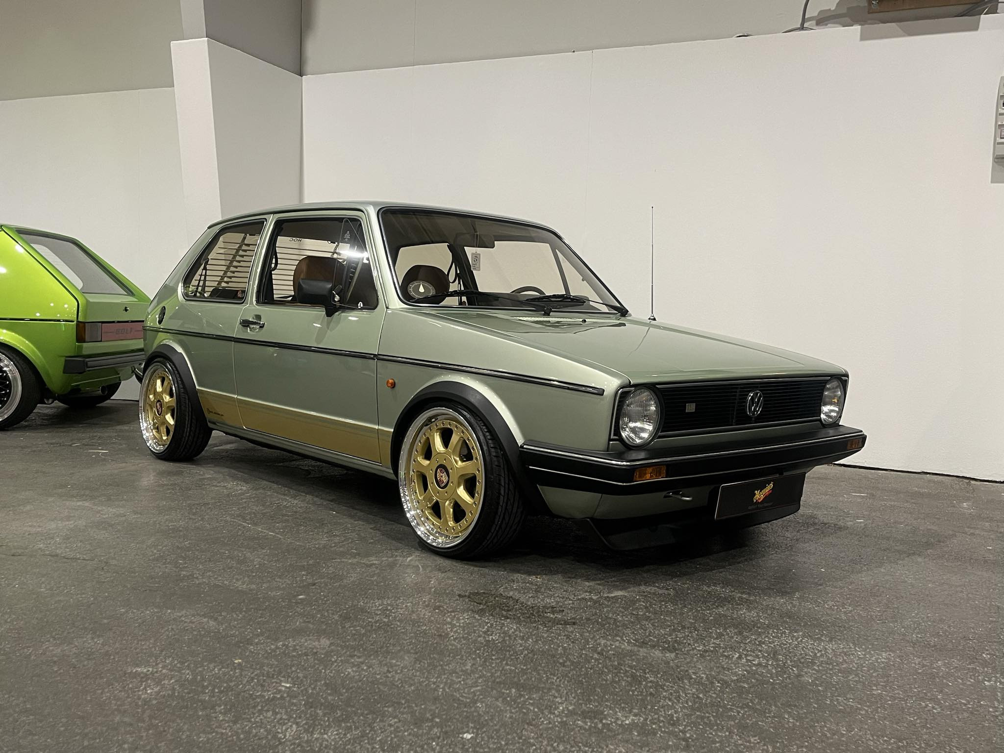 Grøn VW Golf fra 1981