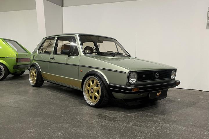 Grøn VW Golf fra 1981