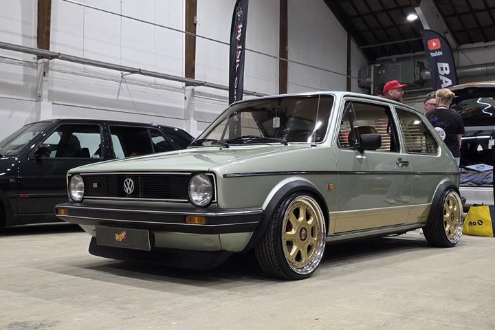 Grøn VW Golf fra 1981