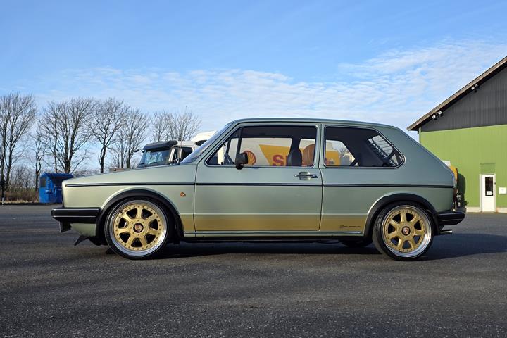 Grøn VW Golf fra 1981