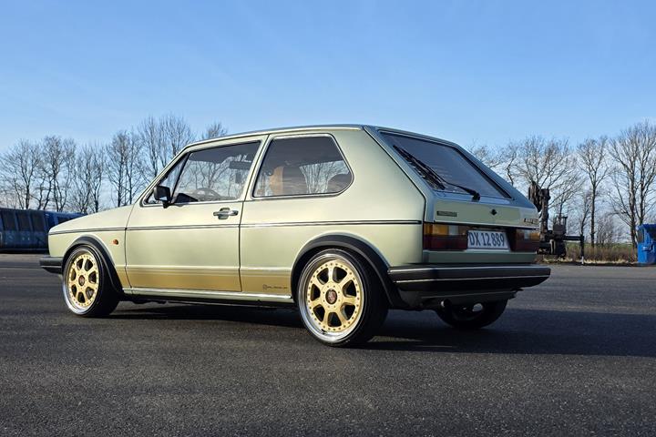 Grøn VW Golf fra 1981