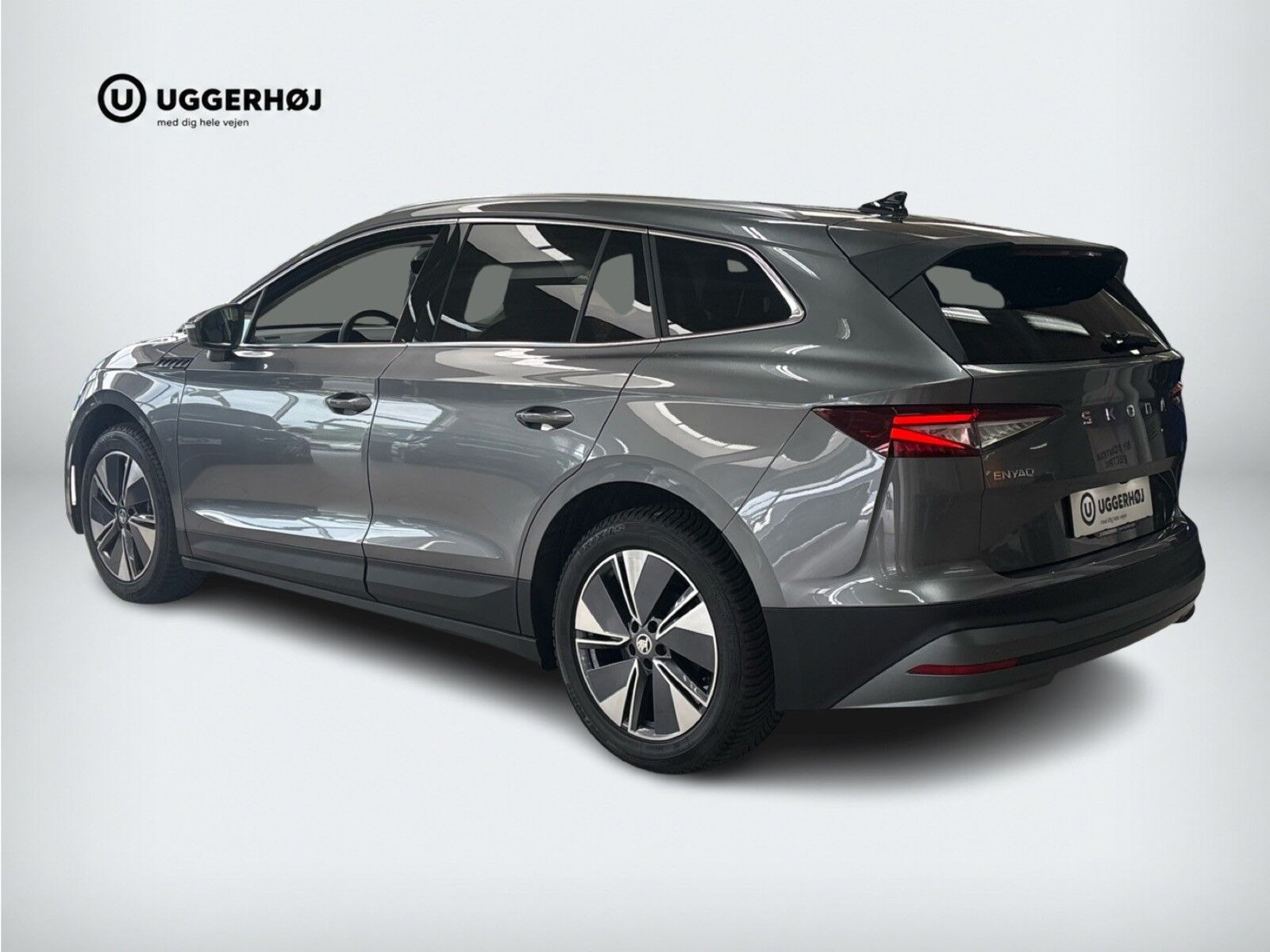 Grå Skoda Enyaq fra 2025