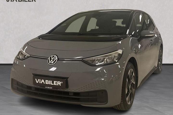 Grå VW ID.3 fra 2021
