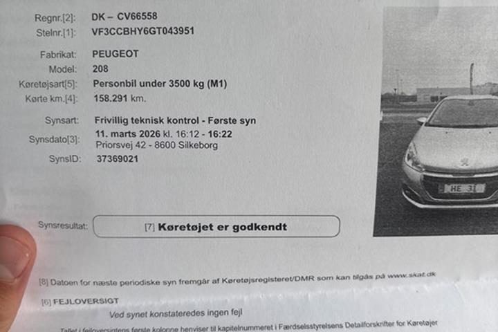 undefined Peugeot 208 fra 2016