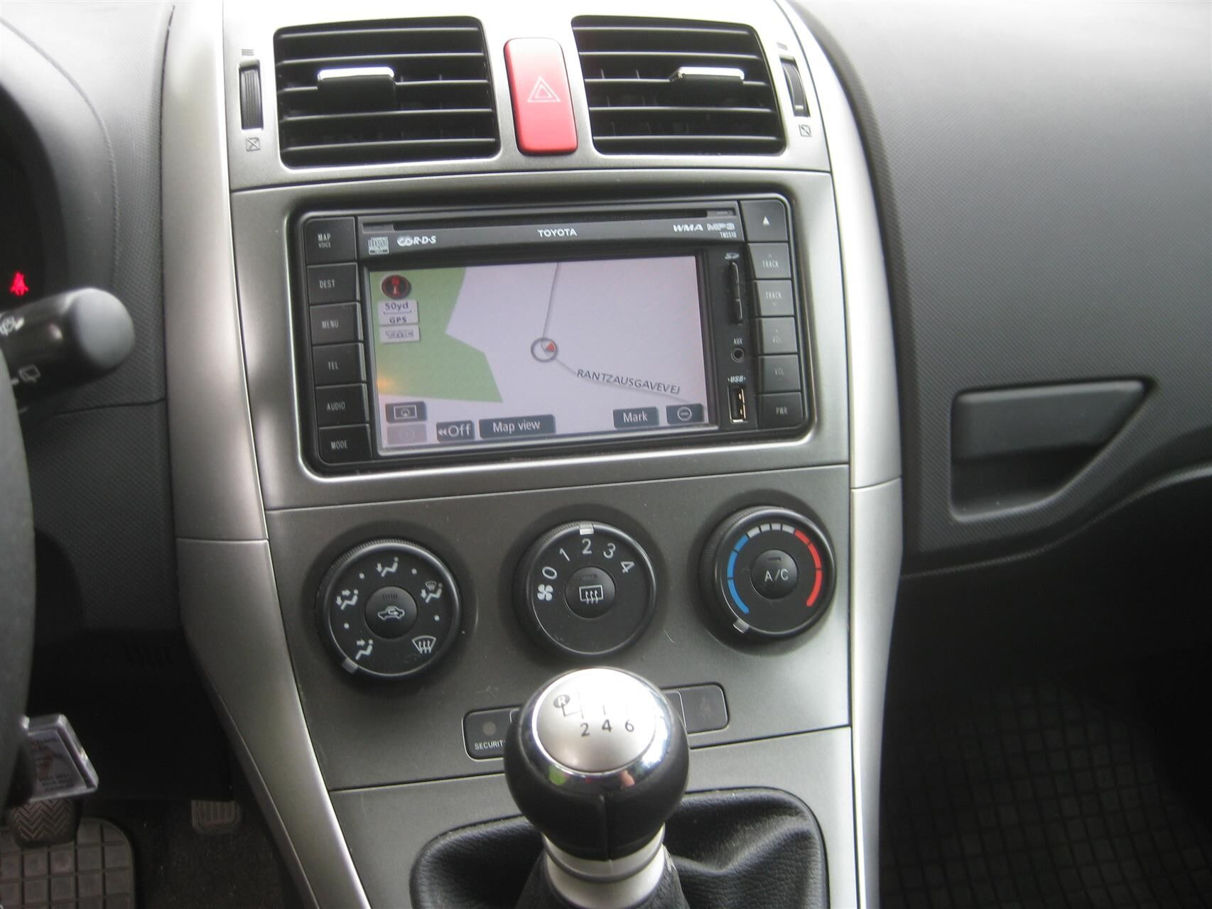Sort Toyota Auris fra 2009