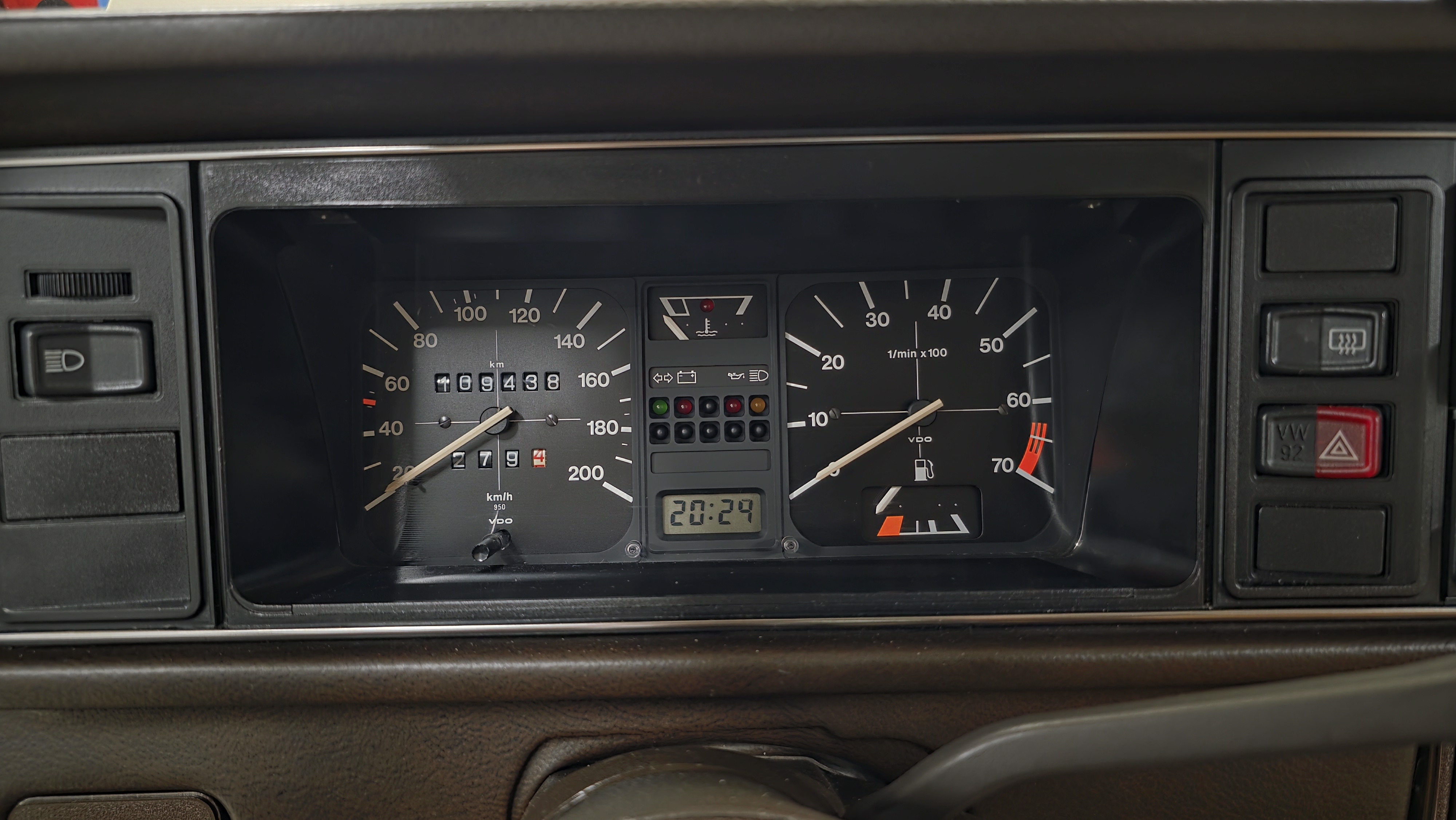 Grøn VW Golf fra 1981