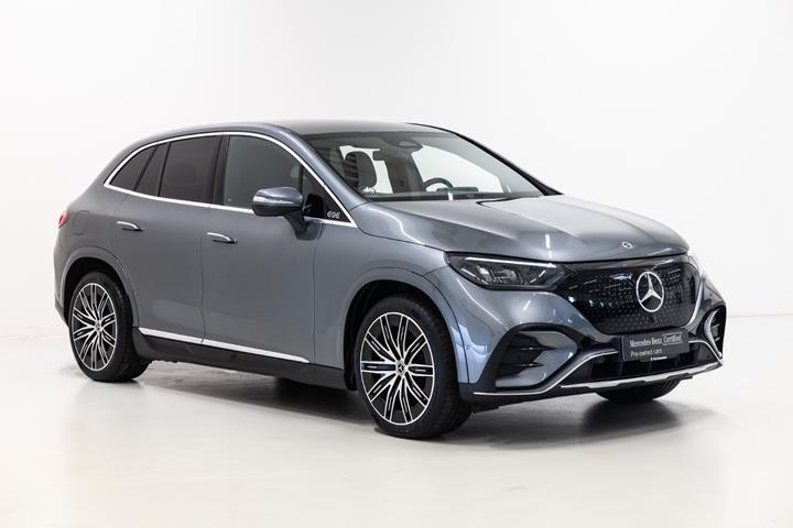 Grå Mercedes EQE350 SUV fra 2025