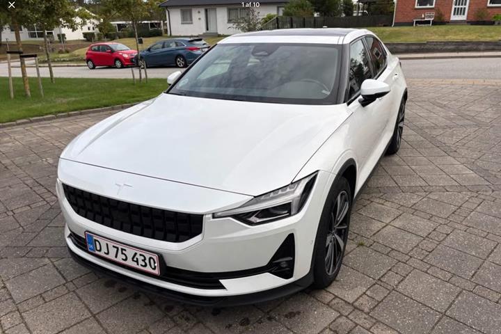 Hvid Polestar 2 fra 2022