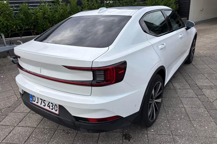 Hvid Polestar 2 fra 2022