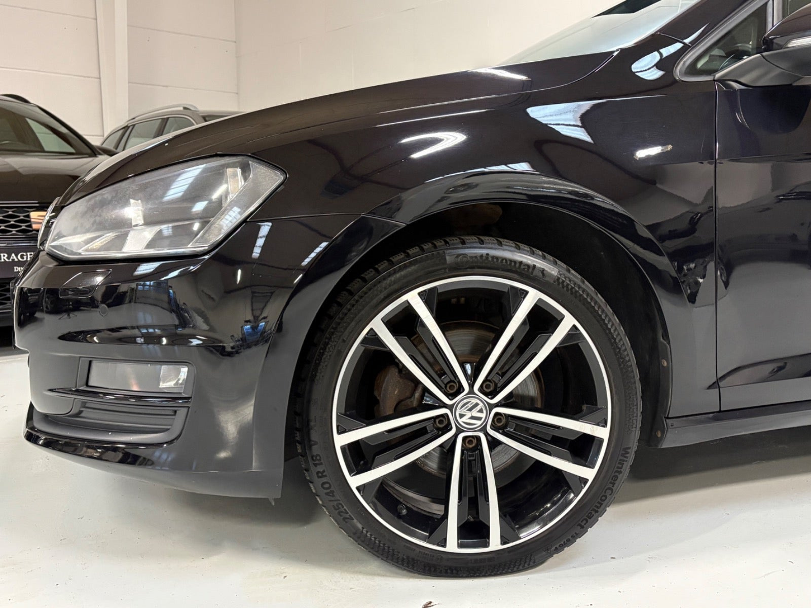 Grøn VW Golf VII fra 2014